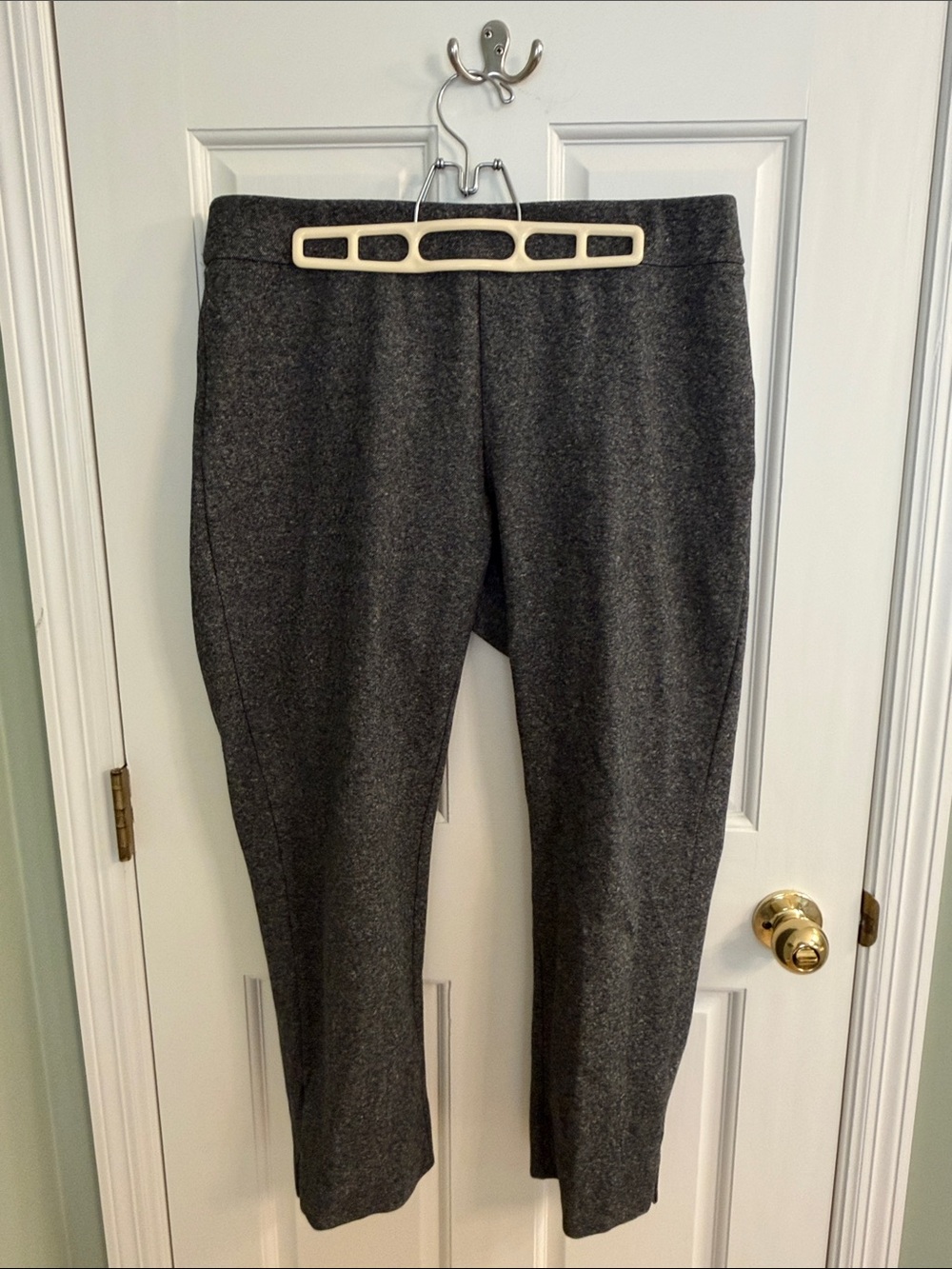 Eileen Fisher Charcoal Cropped Ponte Pants